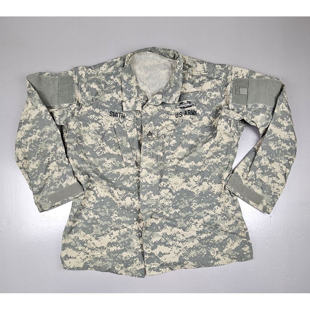 U.S. Military Army‎ Jacket Mens Lrg/Long.  Smith Full Zip Digital Camo Infantry